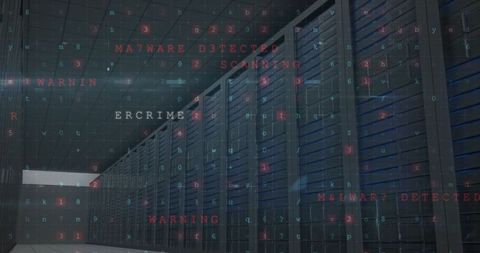Cybercrime Malware Warning with Moving Data Servers - Download Free Stock Images Pikwizard.com
