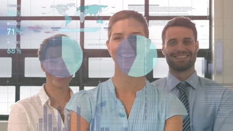 Diverse Business Team with Creative Data Visualization