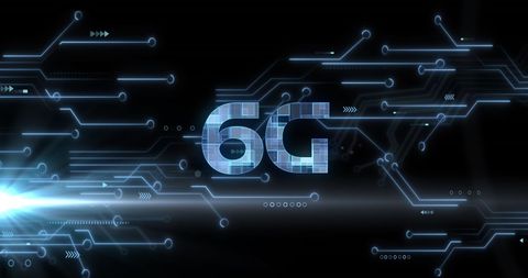 Futuristic 6G Technology with Digital Data Networks - Download Free Stock Images Pikwizard.com