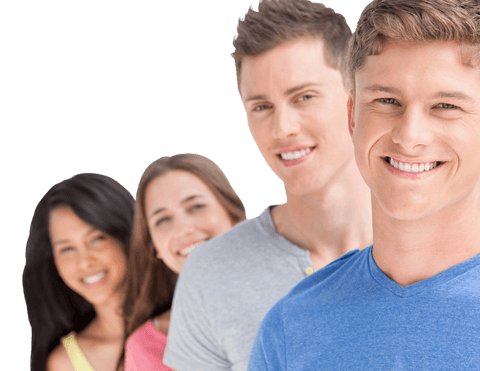 transparent smiling young adults, diverse and cheerful group standing together - Download Free Stock Videos Pikwizard.com