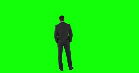 Businessman Against Green Screen Ready for Digital Editing - Download Free Stock Images Pikwizard.com