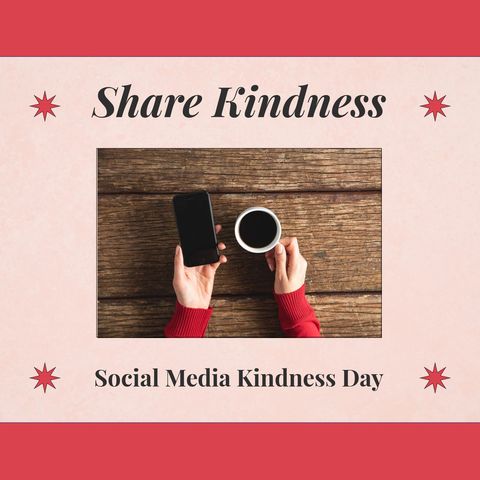 promoting kindness on social media awareness day concept - Download Free Stock Templates Pikwizard.com