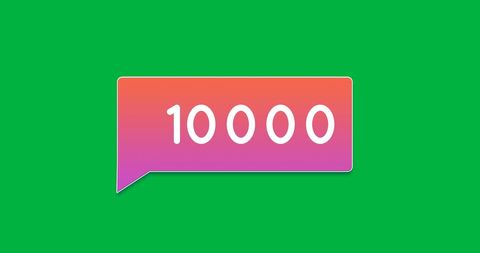 Vibrant Notification Alert on Green Background - Download Free Stock Images Pikwizard.com