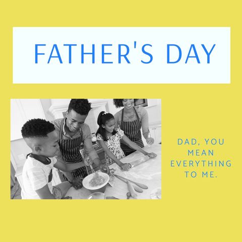 Family Baking Together for Father's Day Celebration - Download Free Stock Templates Pikwizard.com