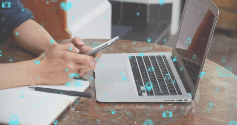 Technology Integration with Smartphone and Laptop for Business Use