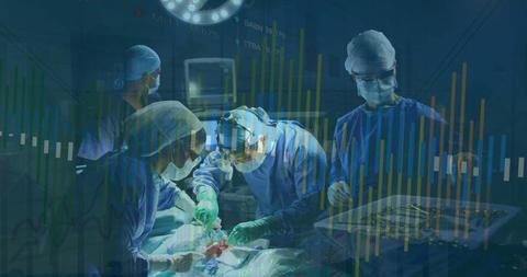 Global Surgeons Collaborating with Data Integration in Operating Room - Download Free Stock Images Pikwizard.com