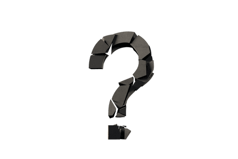 cracked 3d question mark on transparent background - Download Free Stock Videos Pikwizard.com