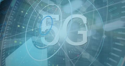 futuristic 5g network concept with digital globe overlay - Download Free Stock Images Pikwizard.com