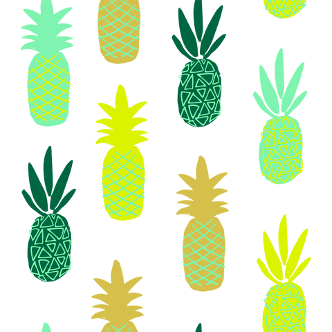 colorful pineapples pattern on transparent background - Download Free Stock Videos Pikwizard.com