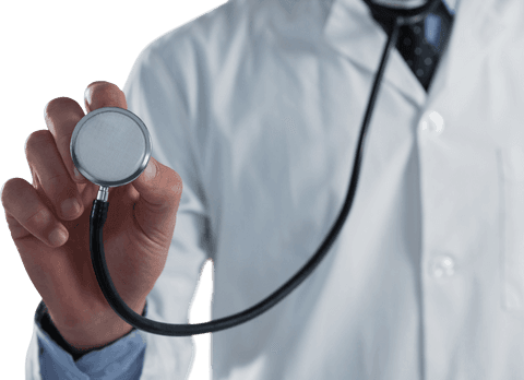 side view mid-section doctor with stethoscope on transparent background - Download Free Stock Videos Pikwizard.com