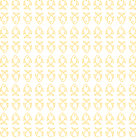 seamless pattern of yellow fish for nature themes on transparent background - Download Free Stock Videos Pikwizard.com