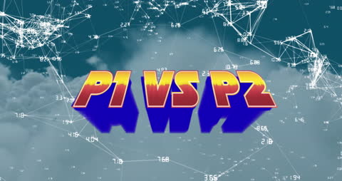 Digital Binary Competition Animation with Futuristic Backdrop