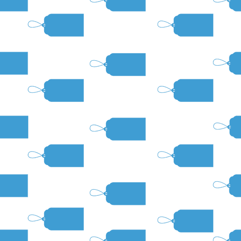 Seamless Cute Blue Tags Pattern on Transparent Background - Download Free Stock Videos Pikwizard.com