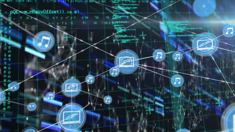 Digital Network Connections for Music Sharing and Data Processing