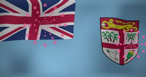 Colorful Confetti Over Fiji National Flag Celebration - Download Free Stock Images Pikwizard.com
