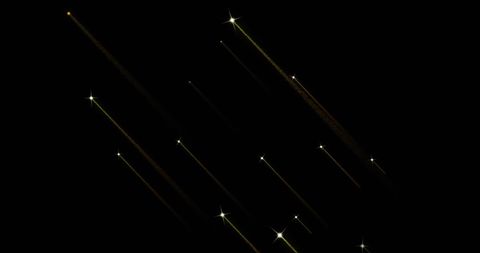 Golden Light Trails Against Black Background - Download Free Stock Images Pikwizard.com