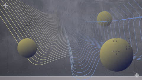 Abstract Globe with Digital Connections and Light Trails