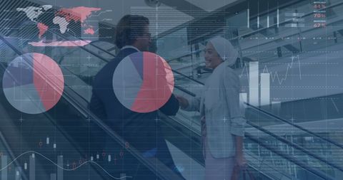 Global Business Networking with Financial Data and Graphs