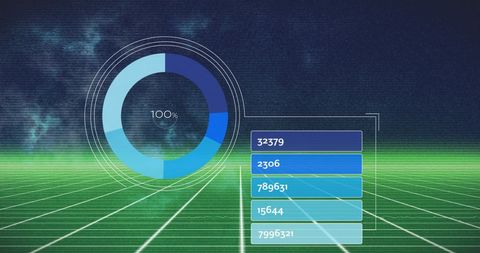 Cyber Data Analytics Interface with Digital Grid Background - Download Free Stock Images Pikwizard.com