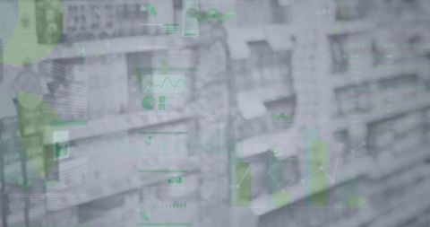 Digital Data Visualization Over Store Shelves in Modern Retail Environment