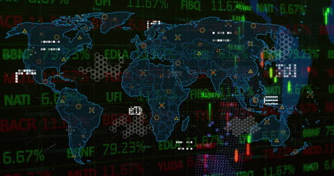 Global Data Analytics and Stock Market Trading Visualization