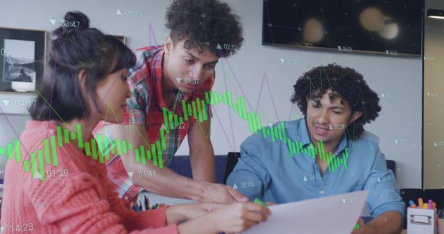 Business Team Analyzing Financial Charts - Download Free Stock Images Pikwizard.com