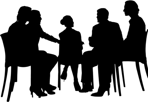 transparent silhouette of business meeting colleagues on discussion - Download Free Stock Videos Pikwizard.com