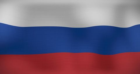 Dynamic Russian Flag Waving with Patriotic Essence