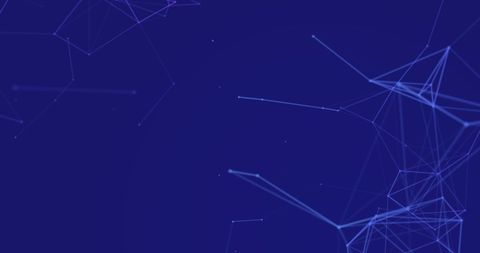 Abstract Digital Network Lines on Futuristic Blue Background - Download Free Stock Images Pikwizard.com