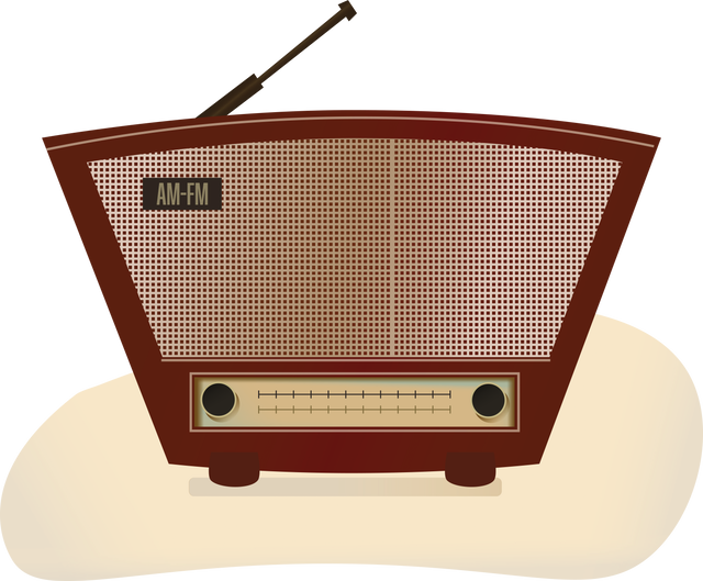 Vintage Brown Retro Radio Illustration on Transparent Background - Download Free Stock Videos Pikwizard.com