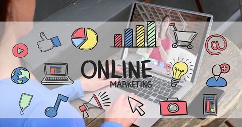 Integrating Digital Tools with Online Marketing Strategy - Download Free Stock Images Pikwizard.com