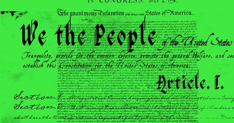 Digital Text of United States Constitution on Vibrant Green - Download Free Stock Images Pikwizard.com