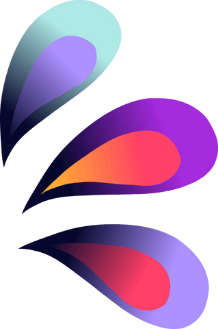 transparent abstract gradient teardrop shapes futuristic design - Download Free Stock Videos Pikwizard.com
