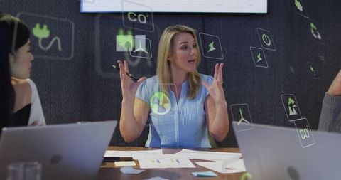 Innovative Environmental Strategy Meeting with Holographic Technology