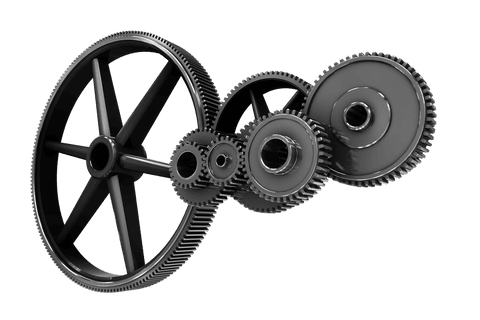 Transparent Metallic Gears Interlocking Movement - Download Free Stock Videos Pikwizard.com