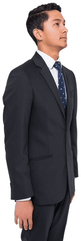 Transparent Confident Biracial Businessman in Suit Looking Ahead - Download Free Stock Videos Pikwizard.com