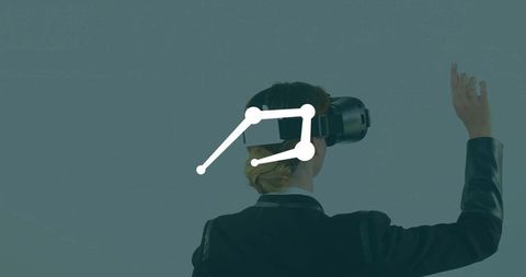 Businesswoman Engaging Virtual Reality Technology - Download Free Stock Images Pikwizard.com