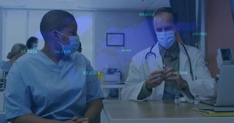 Doctor Preparing Vaccine Under Supervision in Clinical Setting