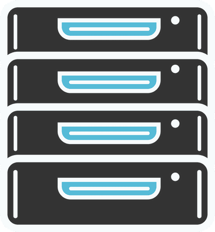 Transparent Digital Server Icon Isolated and Editable - Download Free Stock Videos Pikwizard.com