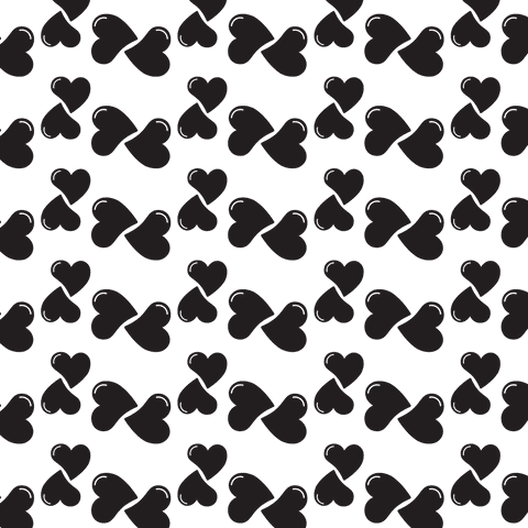 Seamless Black Heart Pattern on Transparent Background for Love Concepts - Download Free Stock Videos Pikwizard.com