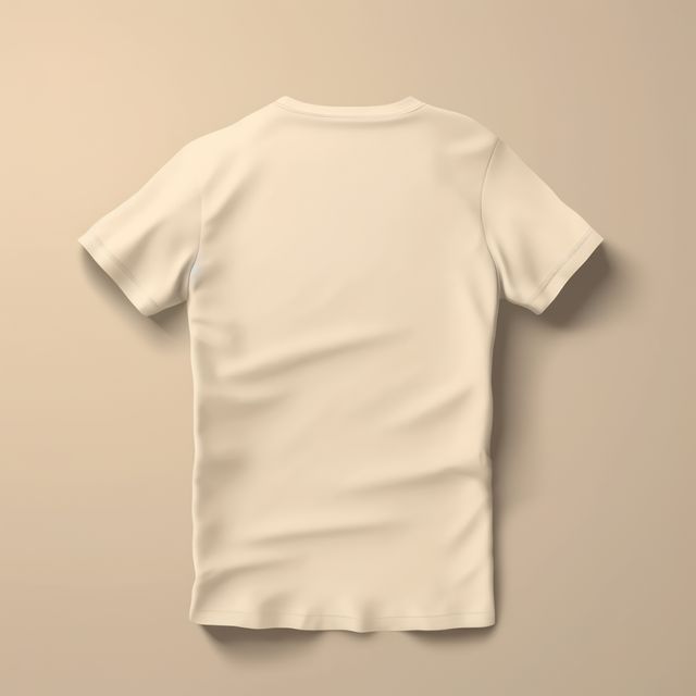 White tshirt with copy space on beige background, created using generative ai technology - Download Free Stock Photos Pikwizard.com