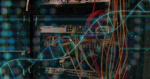 Medical data processing in advanced server room technology
