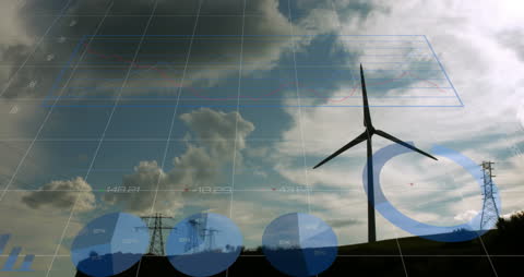 Renewable Energy Analysis with Overlayed Data Diagrams