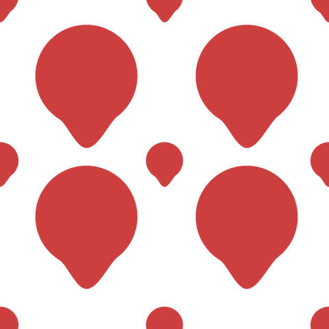 abstract red round shapes pattern on transparent background - Download Free Stock Videos Pikwizard.com