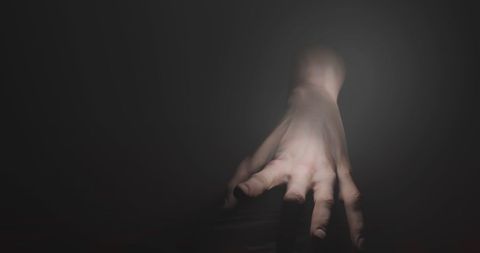 Creepy Crawling Hand in Darkness - Download Free Stock Images Pikwizard.com