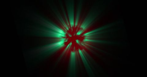 Vibrant Red and Green Light Bursts on Dark Background - Download Free Stock Images Pikwizard.com