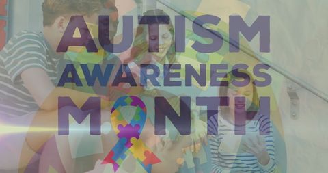 Celebrating autism awareness month with children