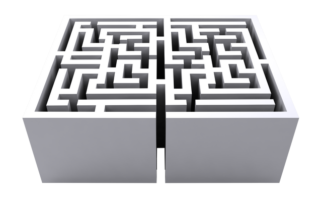 White Maze on Transparent Background, Isolated Maze Concept Illustration - Download Free Stock Videos Pikwizard.com