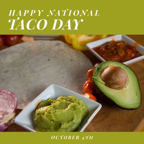 Fresh Ingredients Celebrating National Taco Day Preparation