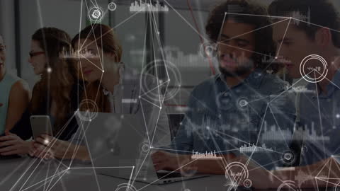 Collaborative Work with Digital Connections Overlay